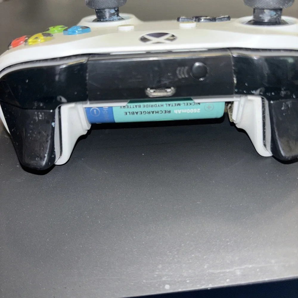 Microsoft Xbox One Wireless Controller White Model 1708 Bluetooth Tested OEM